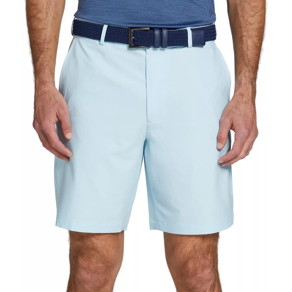 Walter Hagen Men's Performance 11 Micro Lines Golf Shorts Size 40 Soft Blue NWT
